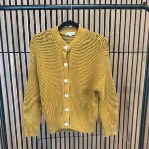 Alex Mill - Cozy Mustard Cardigan Sweater